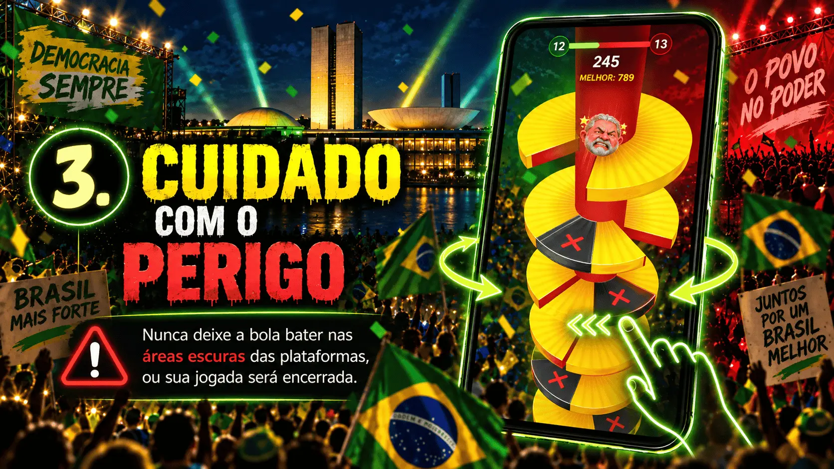 3. Cuidado com o Perigo